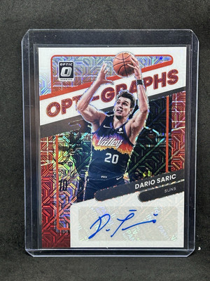 2021-22 Donruss Optic Opti-Graphs Choice #11 Dario Saric Auto B4
