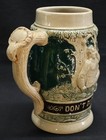 Antique BPOE Best People on Earth Elks German 1/2 Liter Antler Handle Stein (C) — photo 5