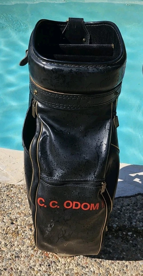 Bolsa de golf Ben Hogan de cuero vintage Foto 2 de 4