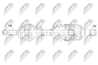Antriebswelle Nty NPW-CH-180 FüR Jeep Patriot MK74 Compass MK49 Crd 4X4