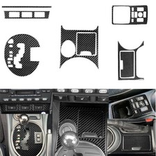 Carbon Fiber Interior Water Cup Gear Shift Panel Trim For Lexus Is Is300 2001-05