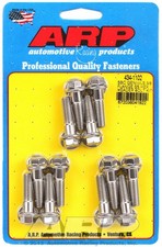 Arp 434-1102 Polished Sbcgeniii Ls 38 Flange Ss Hex Header Bolt Kit