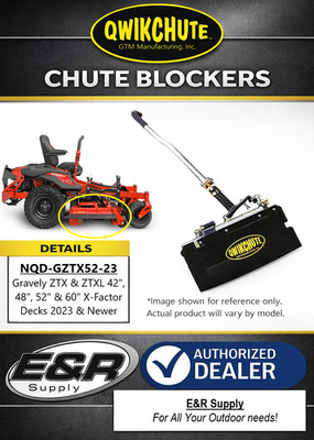 Qwikchute for Gravely ZTX & ZTXL 52'' X-Factor 3 (2023 & Later) , NQD-GZTX52-23