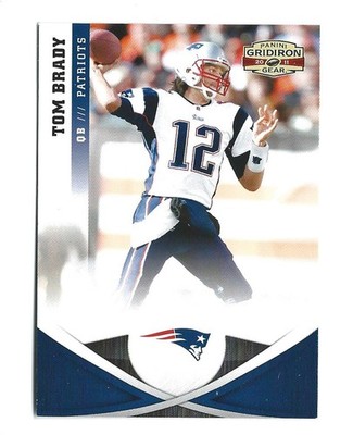 2011 Panini Gridiron Gear #4 Tom Brady Patriots