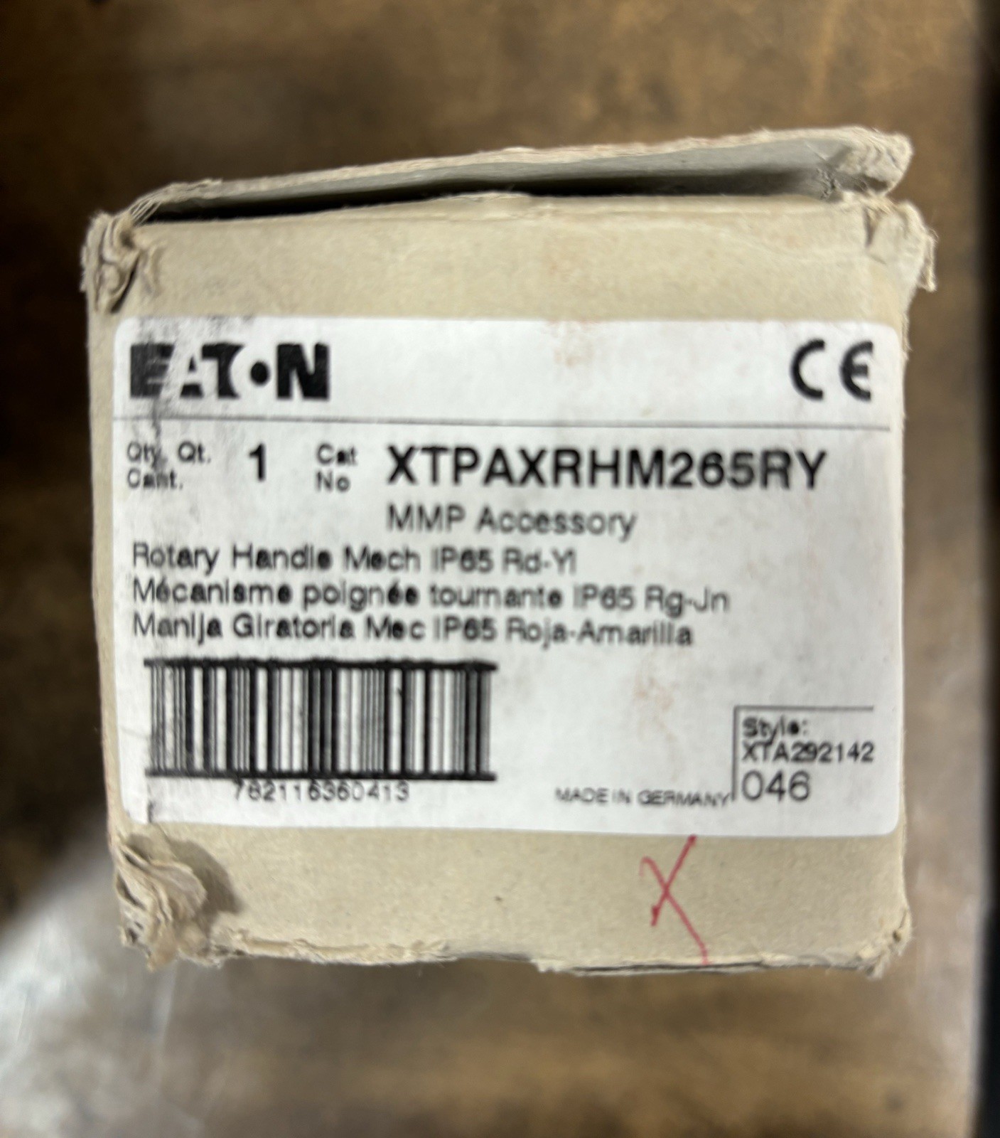 EATON CORPORATION XTPAXRHM265RY Rotary Handle (NEW IN BOX)