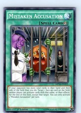 Yu-Gi-Oh TCG Mistaken Accusation MP16-EN222 1st Edition Common Card NM
