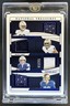 2025 National Treasures College Morrison Watts Leonard Evans Blue Jersey #3/75