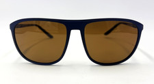 Authentic STARCK Alain Mikli SH5010 0002/83 3P Matte Navy w/Brown Sunglasses