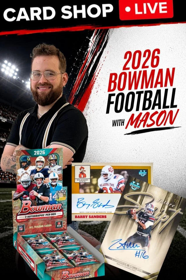 2026 Bowman Football With Mason!