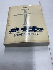 1992 Ford Mustang Service Manual - Body Chassis Electrical Powertrain