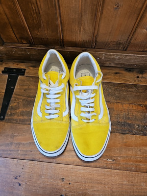 Gelbe Vans Old Skool Größe 7,5 #9
