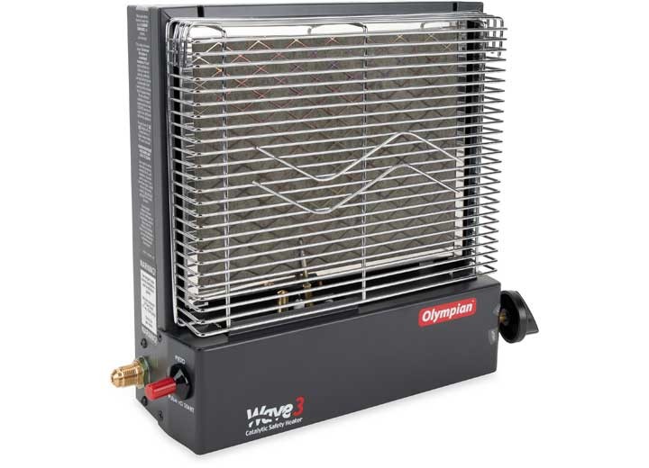 Camco 57331 Olympian Wave 3 Catalytic Safety Heater – 1600-3000 BTUs