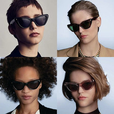 JACQU JMM KELLY Premium Acetate Fiber Cat-Eye Sunglasses, Handmade, UV Protectio