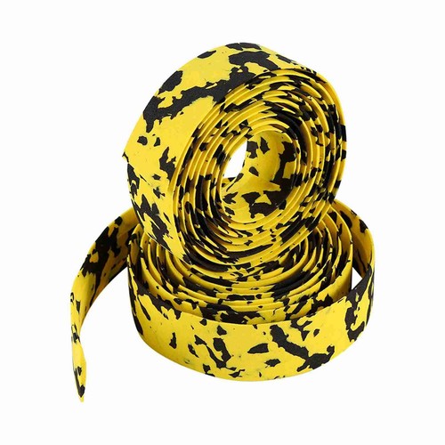 (Schwarz + GELB) 2 Stücke Radfahren Rennrad Fahrrad Lenker Grip Wrap Band 2 FSK - Bild 12 von 22
