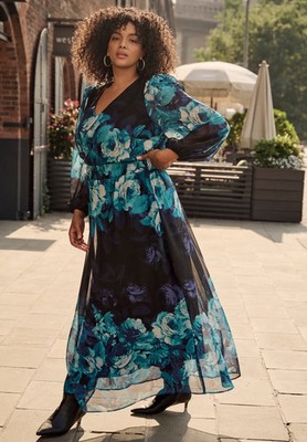 Avenue Women's Plus Size Neve Maxi Dress