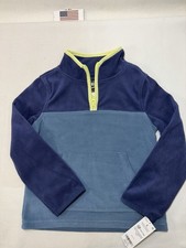 OshKosh B'Gosh Toddler's Boys Quarter-Zip Microfleece Pullover Blue Size 5
