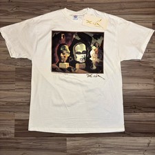 Vintage Salvador Dali Art T Shirt Mens Warhol Museum 90s Escher Original Tee