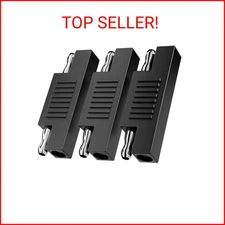 3 Pc SAE Connector SAE to SAE Polarity Reverse Quick Disconnect Cable Plug Adapt