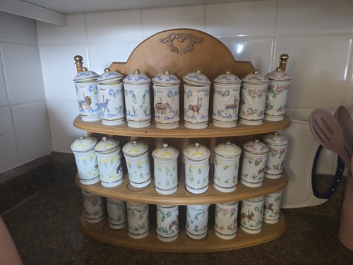 The Lenox Carousel Spice Jars