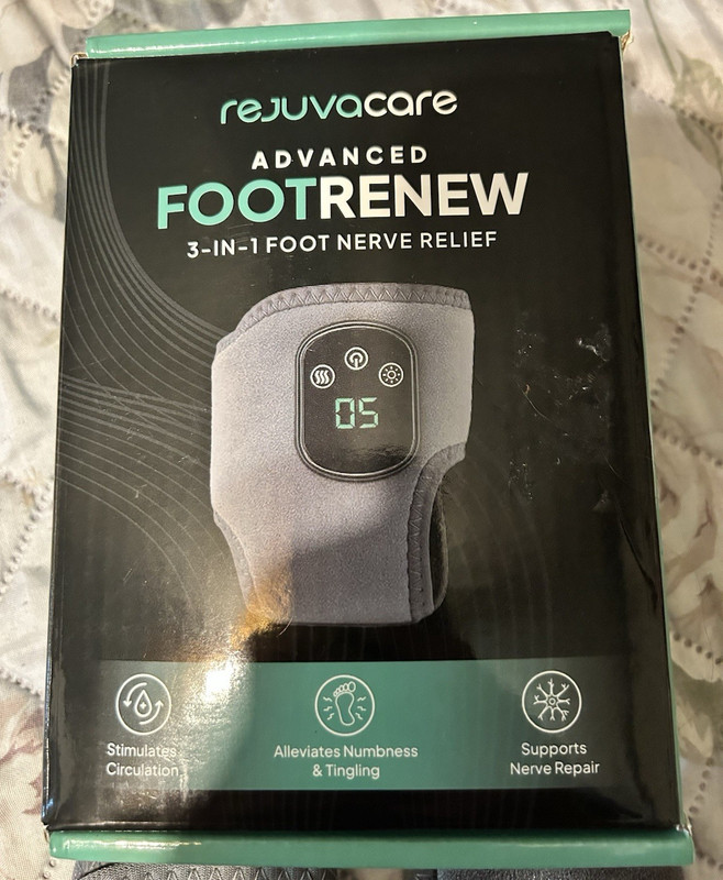 Rejuvacare Advanced FootRenew 3-in-1 Foot Nerve Relief Stim Device Set