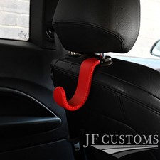 Roter Leder Kunststoff Autositz Kopfst�tzenhaken F�r BMW E90 E91 E92 E93