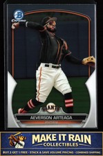 Aeverson Arteaga 2023 Bowman Chrome Prospects #BCP-60 San Francisco Giants