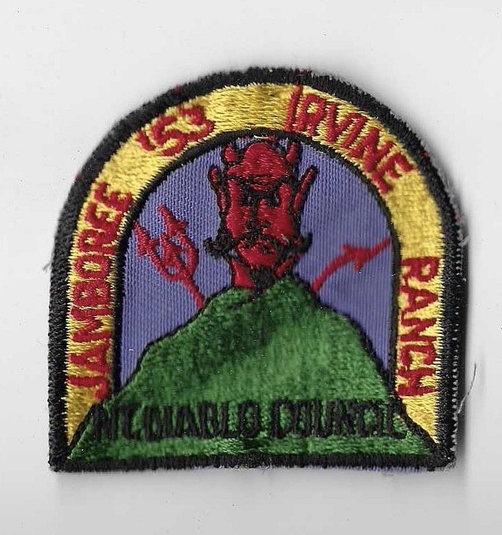  BSA 1953 National Jamboree Mt. Diablo Council California Shoulder Patch JSP