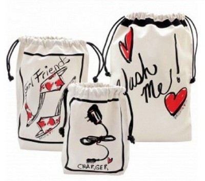 BRIGHTON Pack Your Bags 3 PC Travel Set Lightweight Canvas MSRP: $50 NWT