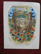 image pieuse XVIIe  Protector noster, aspice Deus, et ostende faciem Christi tui