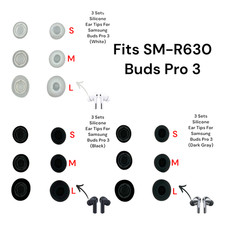 Rubber Silicone Replacement Ear Tips For Samsung Galaxy Buds 3 Pro SM-R630