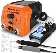 Dual Handle 40W Adjustable Temperature Wood Burning Tool  Pyrography Kit