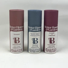 3pc Better Homes & Gardens Essential Oil *Geranium, Spearmint, Lavender Cedar*