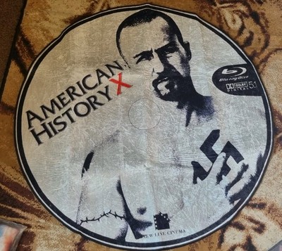 RAR* AMERICAN HISTORY X Atemberaubender Teppich Waschbar Teppich Zimmer Mann Höhle 100cmx100cm