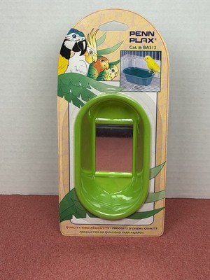 Penn-Plax Bird Bath with Mirror Designed for Small Bird Use, Easy to Setup 5.5''
