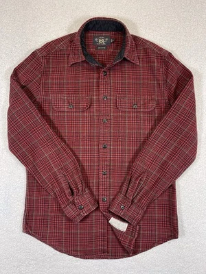 Chemise workwear écossaise tissée RRL Ralph Lauren Double RL 🦬 - Photo 1/4