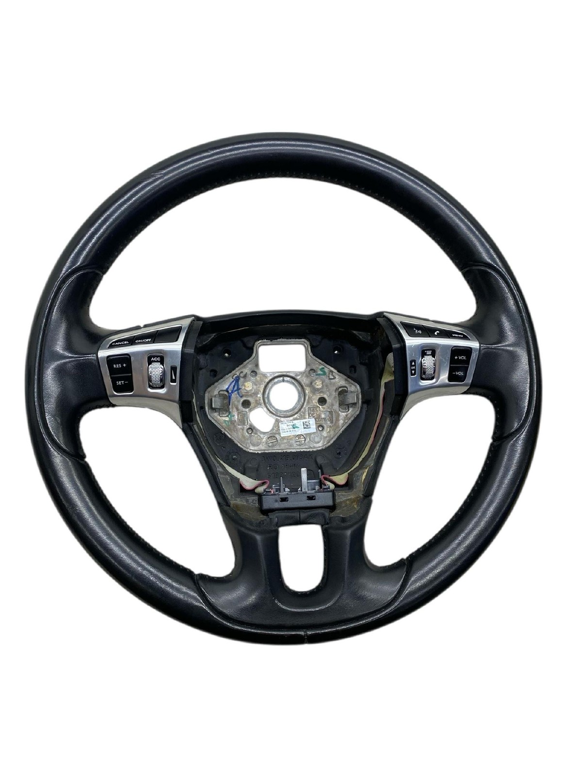 2015 BENTLEY CONTINENTAL STEERING WHEEL W/ ADAPTIVE CRUSIE CONTROL BLACK OEM