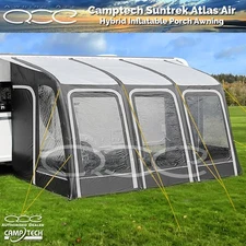 Camptech Suntrek Atlas 400 and 280 Hybrid Air Porch Awning