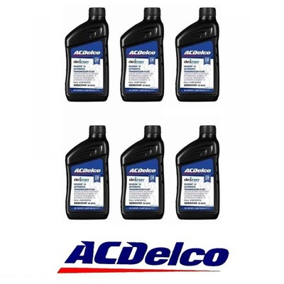 6 Quarts GMC OEM Automatic Transmission Fluid ATF AcDelco Dextron VI