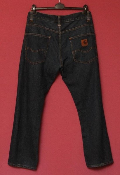 Men Carhartt WIP Jeans Navy Denim 33 / L / 48 #ZK7