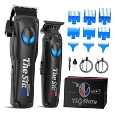  Hair Clippers for Men Professional – 7500 RPM Cordless Hair Cutting Kit, Black