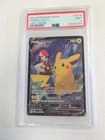 POKEMON TCG SWORD & SHIELD LOST ORIGIN #TG16 PIKACHU V PSA 9 GRADED