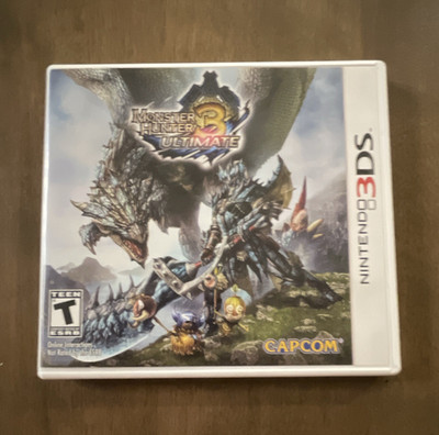 Capcom Monster Hunter 3 Ultimate Nintendo 3DS Complete w/ Manual NTSC-U/C T