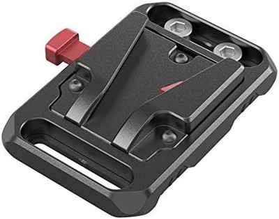 Compact V-Lock Battery Plate with 1/4-Inch-20 Threads