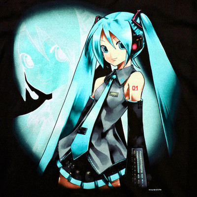 Japan Limited HATSUNE MIKU Vocaloid KEI GEEKS RULE 2XL T-Shirts