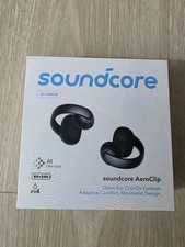 Soundcore AeroClip by Anker, Open-Ear Earbuds, Clip-On Headphones, Adaptive...
