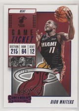 2018-19 Panini Contenders Game Ticket Blue 10/49 Dion Waiters #100 1b9b