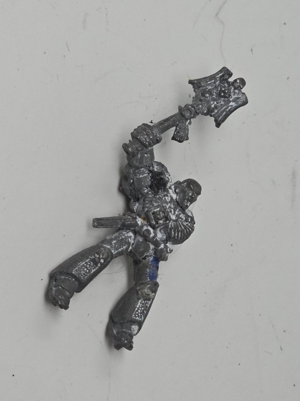 Warhammer 40k Space Marine Bike Chaplain Metal miniature