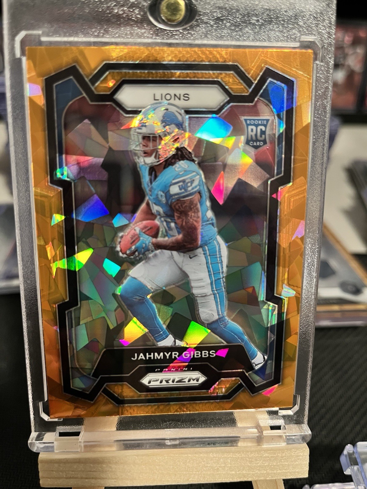 2023 Panini Prizm - Rookies Jahmyr Gibbs #331 Orange Ice Prizm (RC)