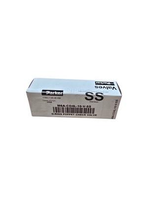 Parker M6A-C04L-10-V-SS O-Ring Poppet Check Valve Edelstahl   Rückschlagventil