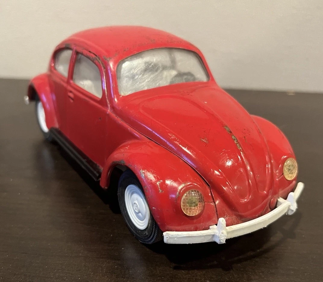 Tonka Volkswagen Red Vintage Manufacture Diecast Cars, Trucks